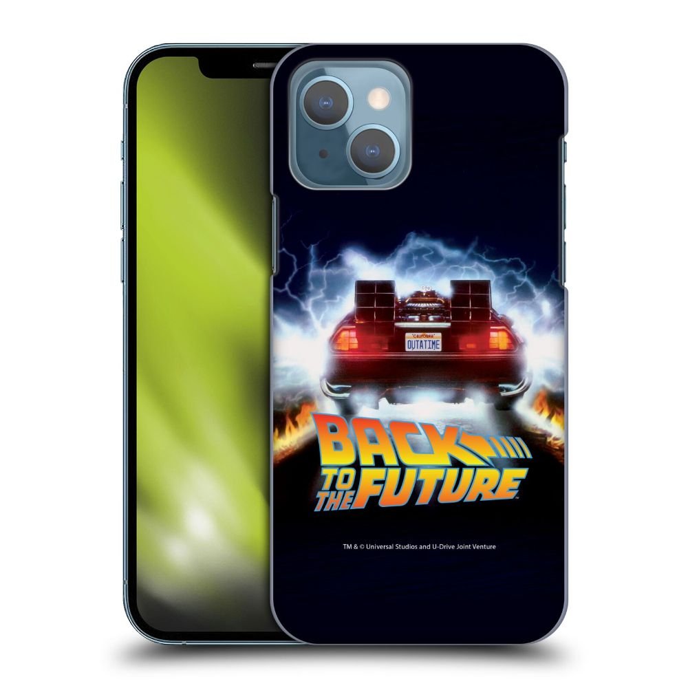 BACK TO THE FUTURE バックトゥザフューチャー (劇場公開 40周年 ) - Key Art / Delorean ハード case / Apple iPhoneケース - PGS